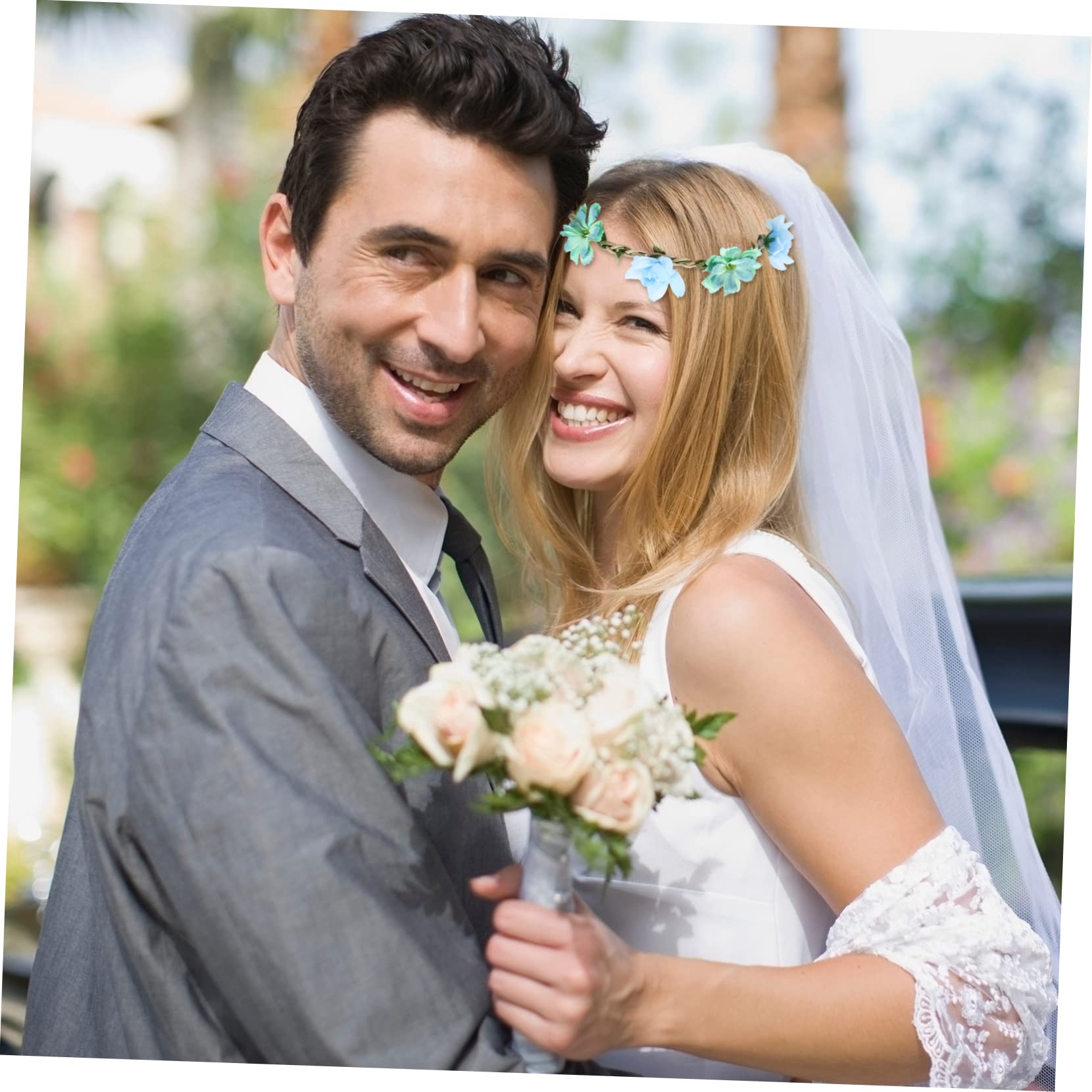 30stücke Teiliges Blumenkranz Haarschmuck Für Hochzeiten Festivals Fotografie Elastisches Und Hautfreundliches Design Mit Realistischen Farben Und Lebensechten Blumen Für Damen