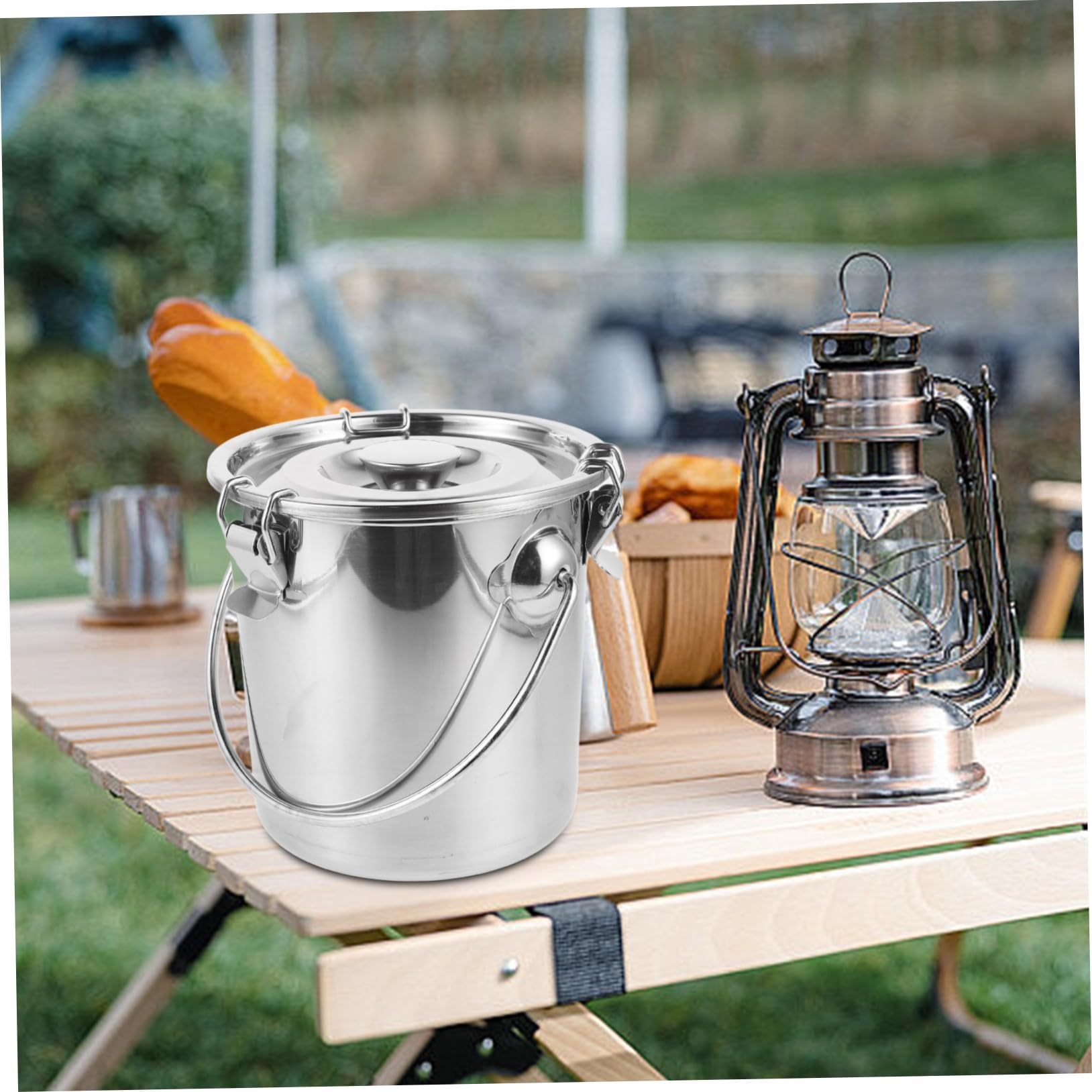 Edelstahlbehälter mit Deckel Luftdicht und Auslaufsicher 3l Edelstahl für Kaffeeaufbewahrung Haushalt und Outdoor Abenteuer