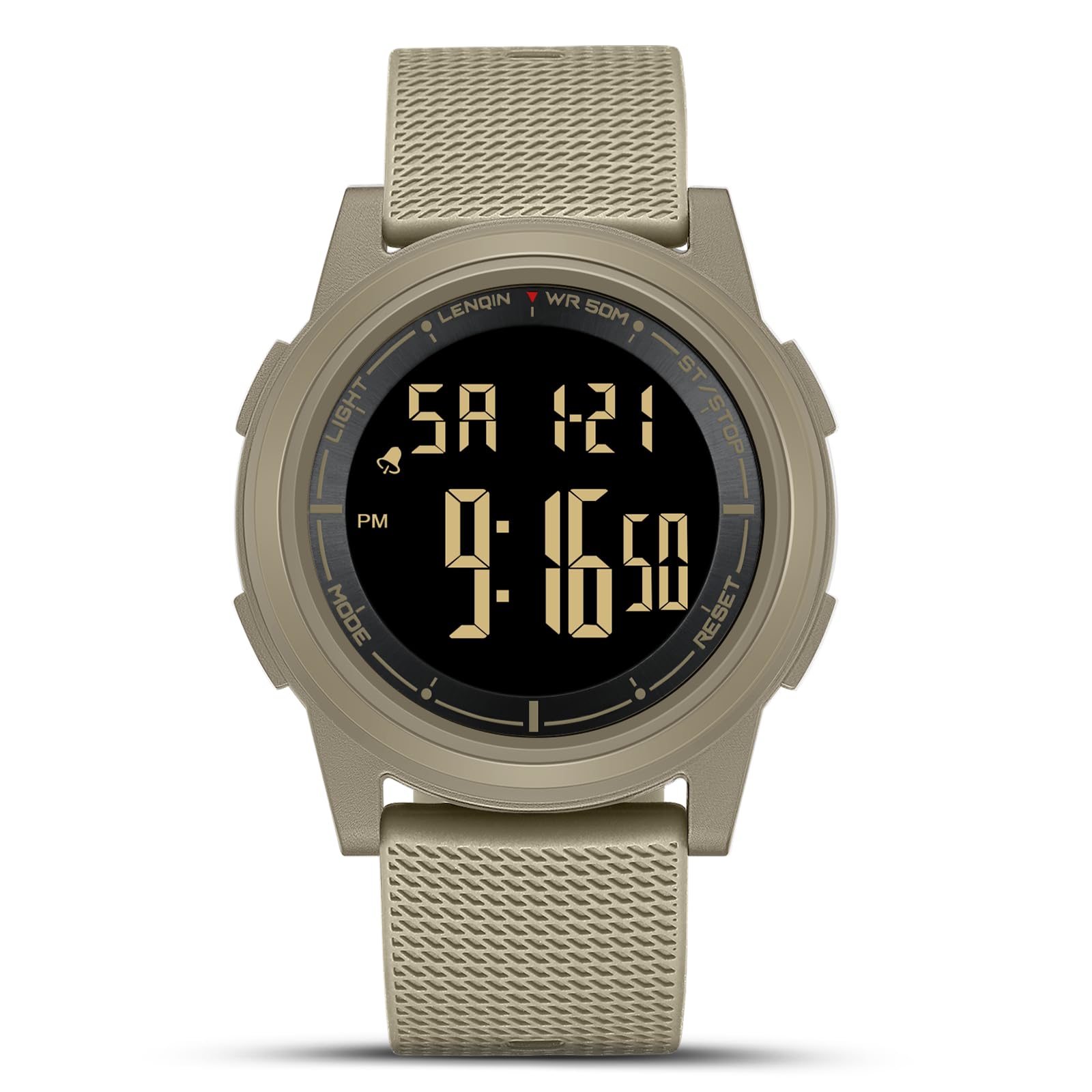 HANPOSH Uhren Herren Digital Herrenuhr 3ATM Wasserdicht Armbanduhr Herren Digitaluhr mit Wecker, Stoppuhr, Kalender