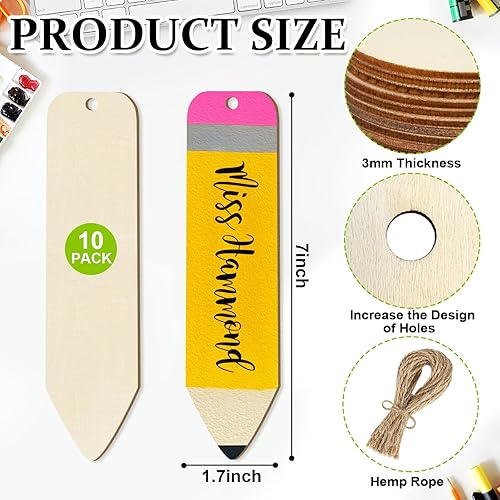 Miniatura 245 de Trébol de madera de gran tamaño de 7 pulgadas, adornos para el día de San Patricio para pintar, tréboles de madera en blanco en blanco, sin