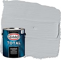 Vista 88 de Glidden Pintura interior + imprimación: gris/plata antigua, una capa, plana, 1 galón