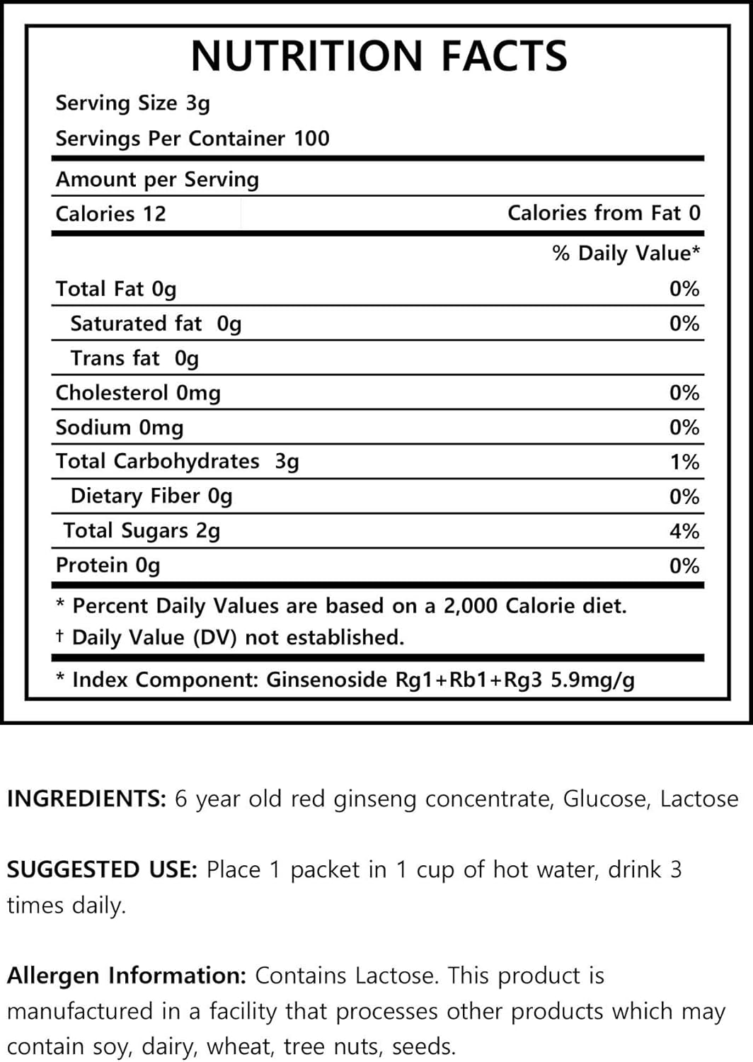 [Gangwoninsam] Korean Red Ginseng Tea (3g x 100 packets) – 6 Year Old Korean Red Ginseng, Korean Health Food, Individually Packaged (100) - Image 5