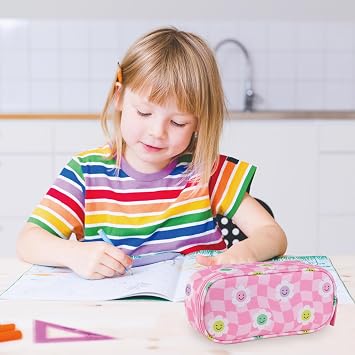 Pencil Case for Boys Girls, Large Pencil Bag Zipper for School