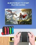 FYOUNG Charger Compatible with Nintendo Switch/Switch OLED Controller, Charging Dock Station Base Compatible with Joycons with Indicator Light, Charger Dock for Joycon Controller