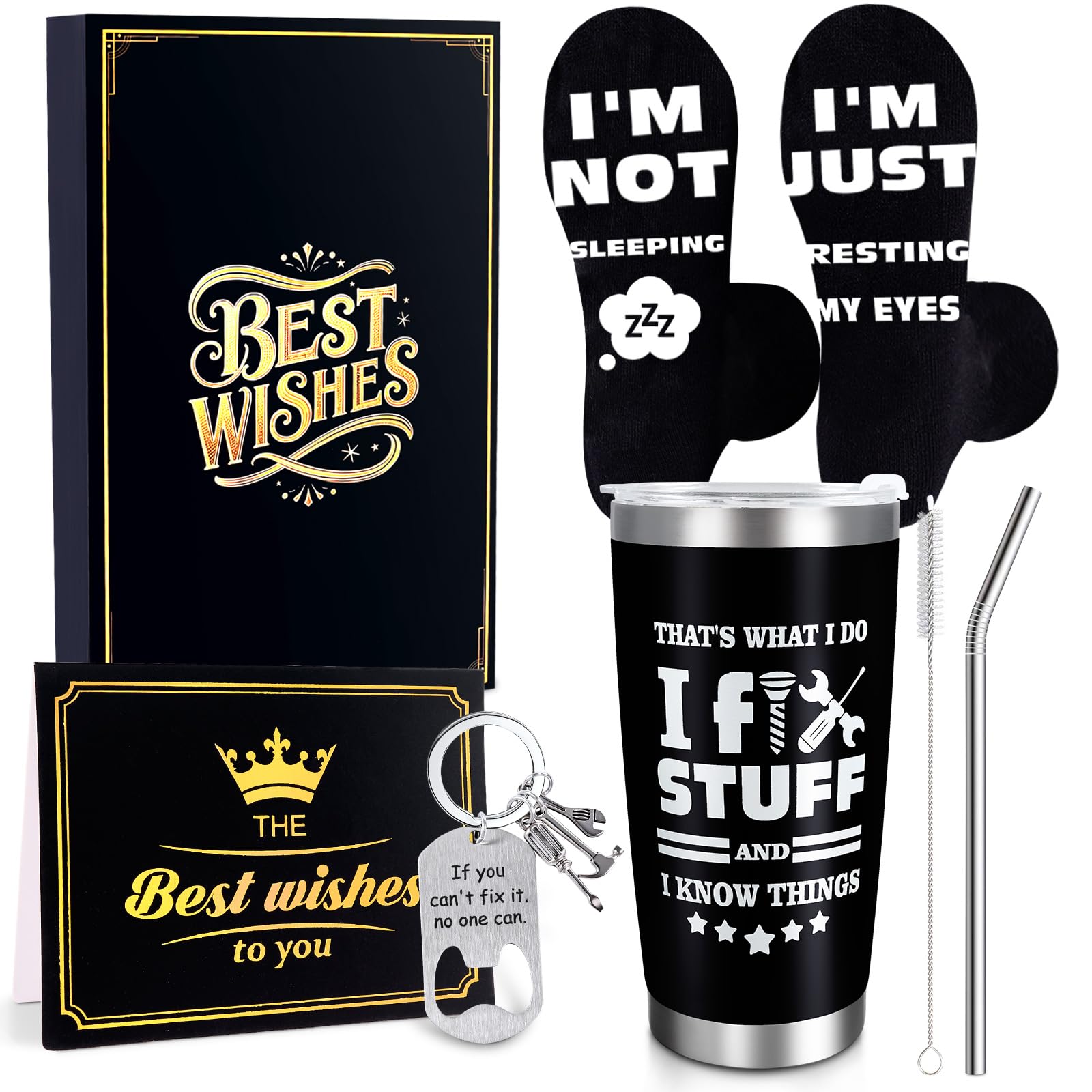 COSBERY Birthday Gifts for Men, Funny and Unusual Presents for Dad, Fathers Day Christmas Gifts for Dad Men Husband Boyfriend Brother Mechanic
