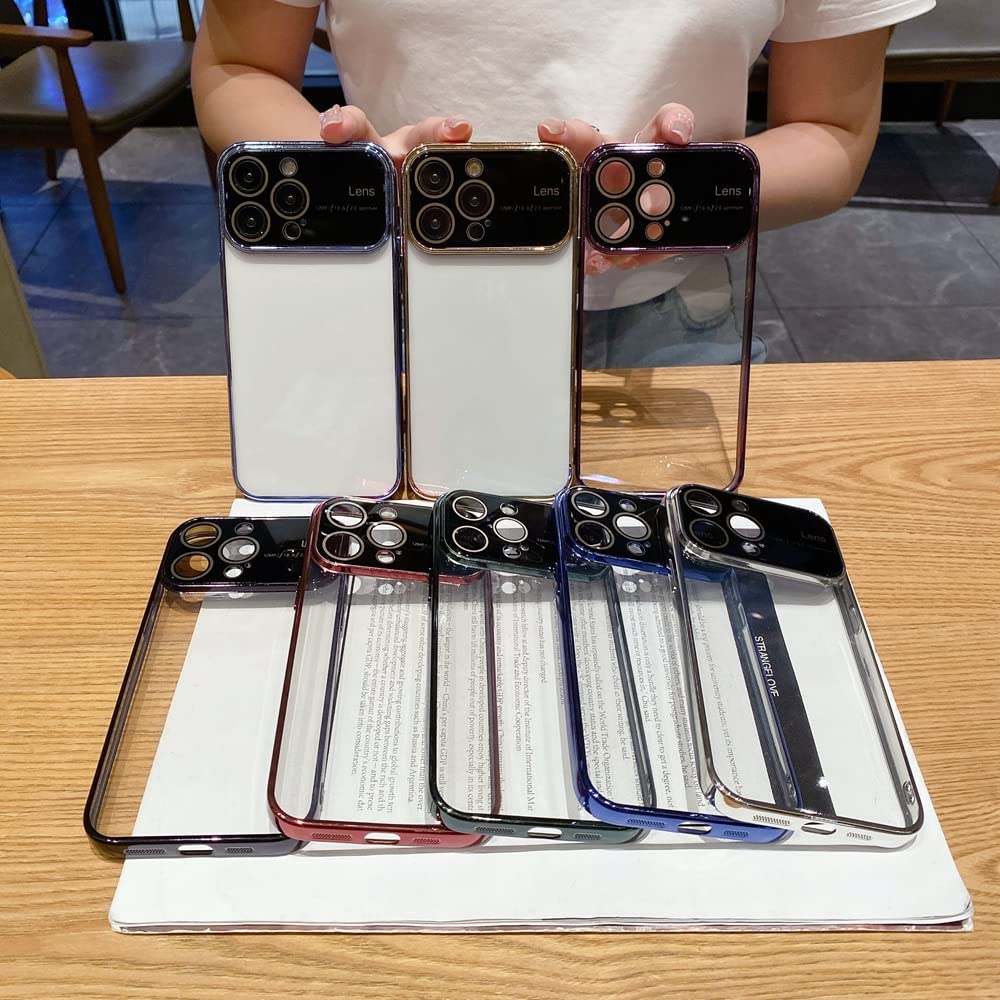 Amazon.co.jp: ZXDK 電気メッキ 透明 ソフトケース iPhone 14 13 12 11