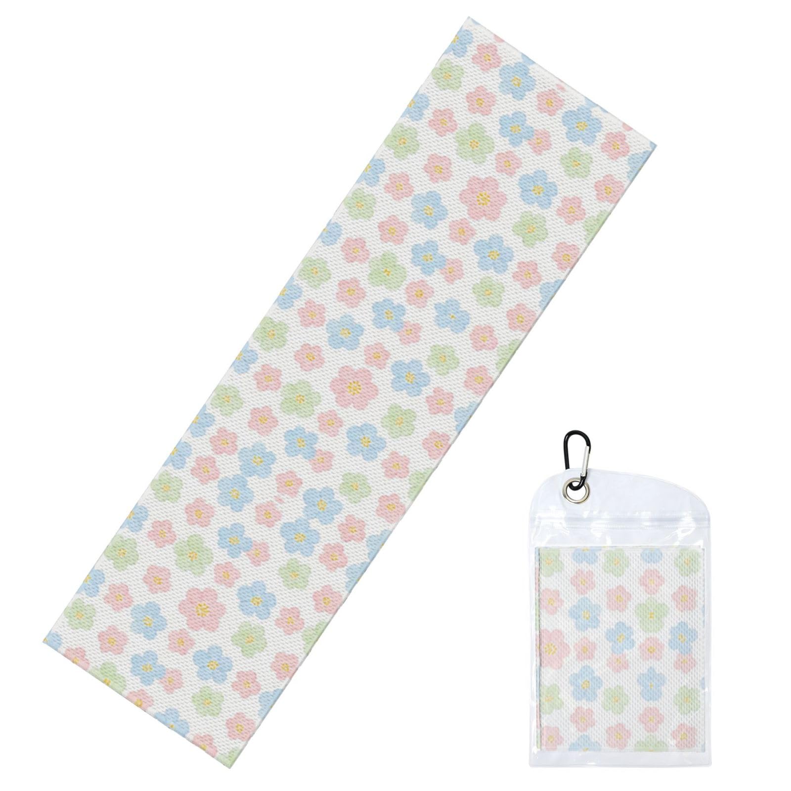 DUYIOKH Pastel Confetti Print Cooling Towel, Portable Towel for Gym Workout Golf Beach World Cup Sports Hot Weather