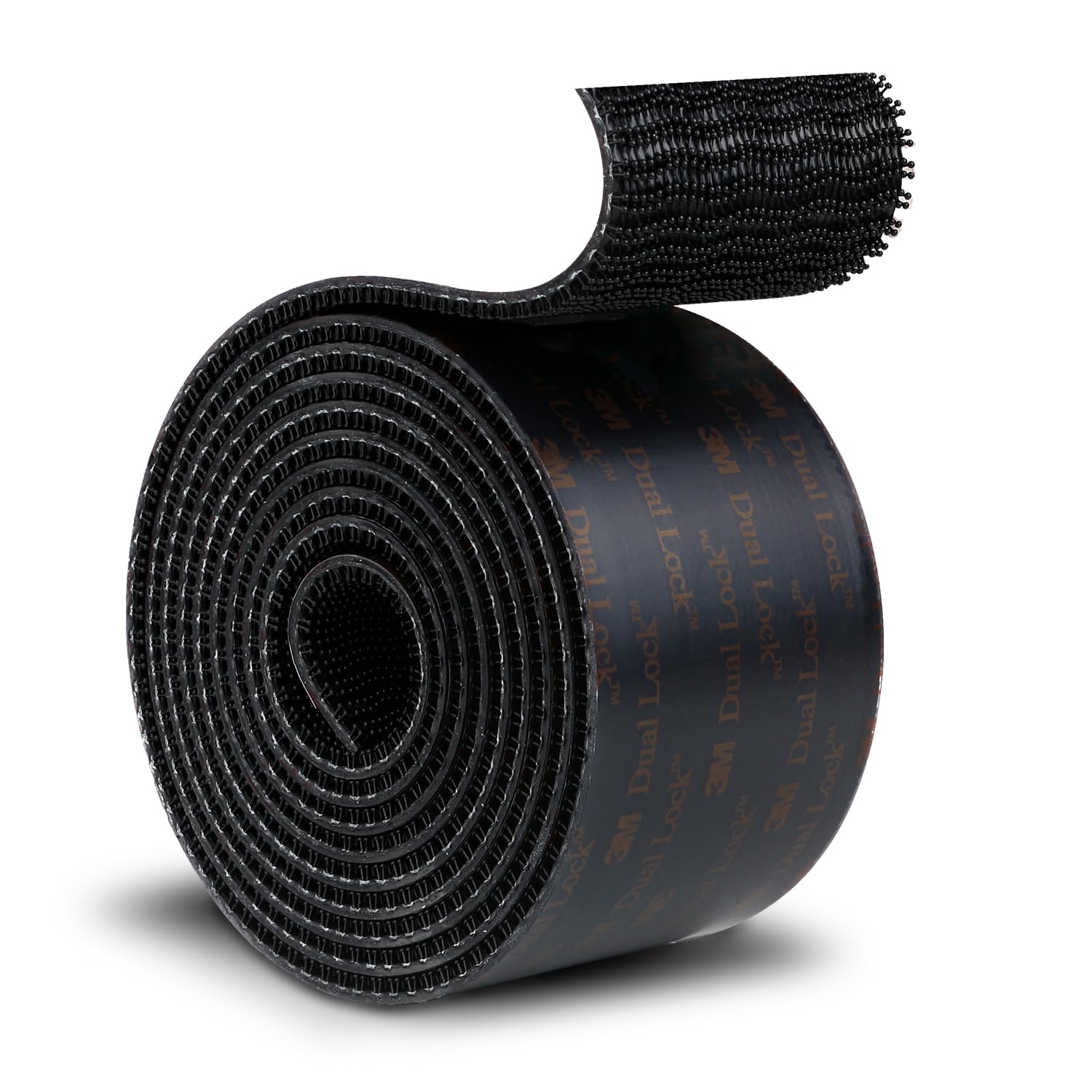 Dual Lock SJ3550 Reclosable Fastener 2''×6Ft, Made of 3M Black Heavy Duty Mounting Tape Strong Adhesive with Interlocking Mushroom-Shaped Heads for