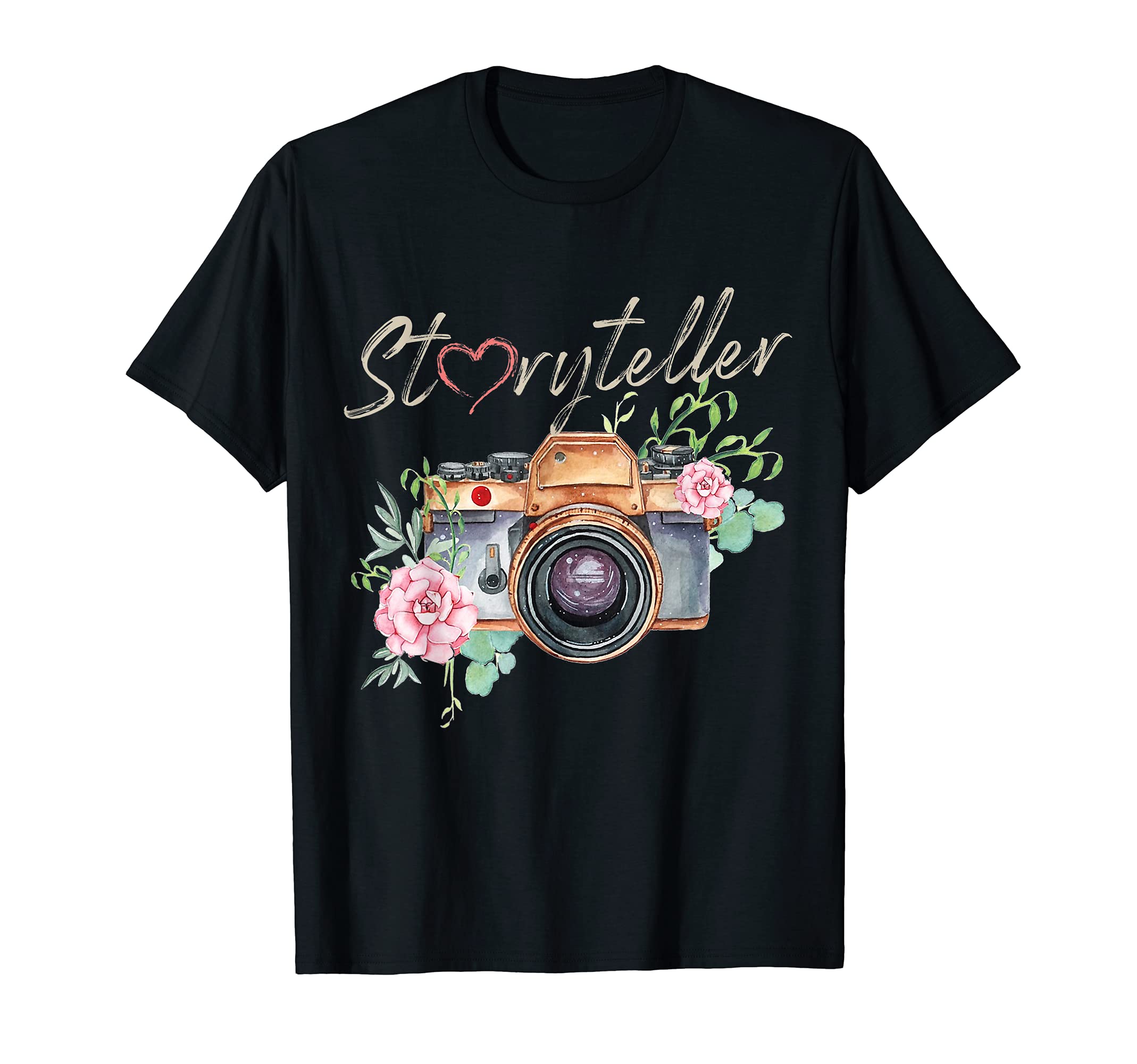 Photography Photographer Cameraman IdeasStoryteller Camera Photography Photographer Cameraman Ideas T-ShirtOEKO-TEX STANDARD 100