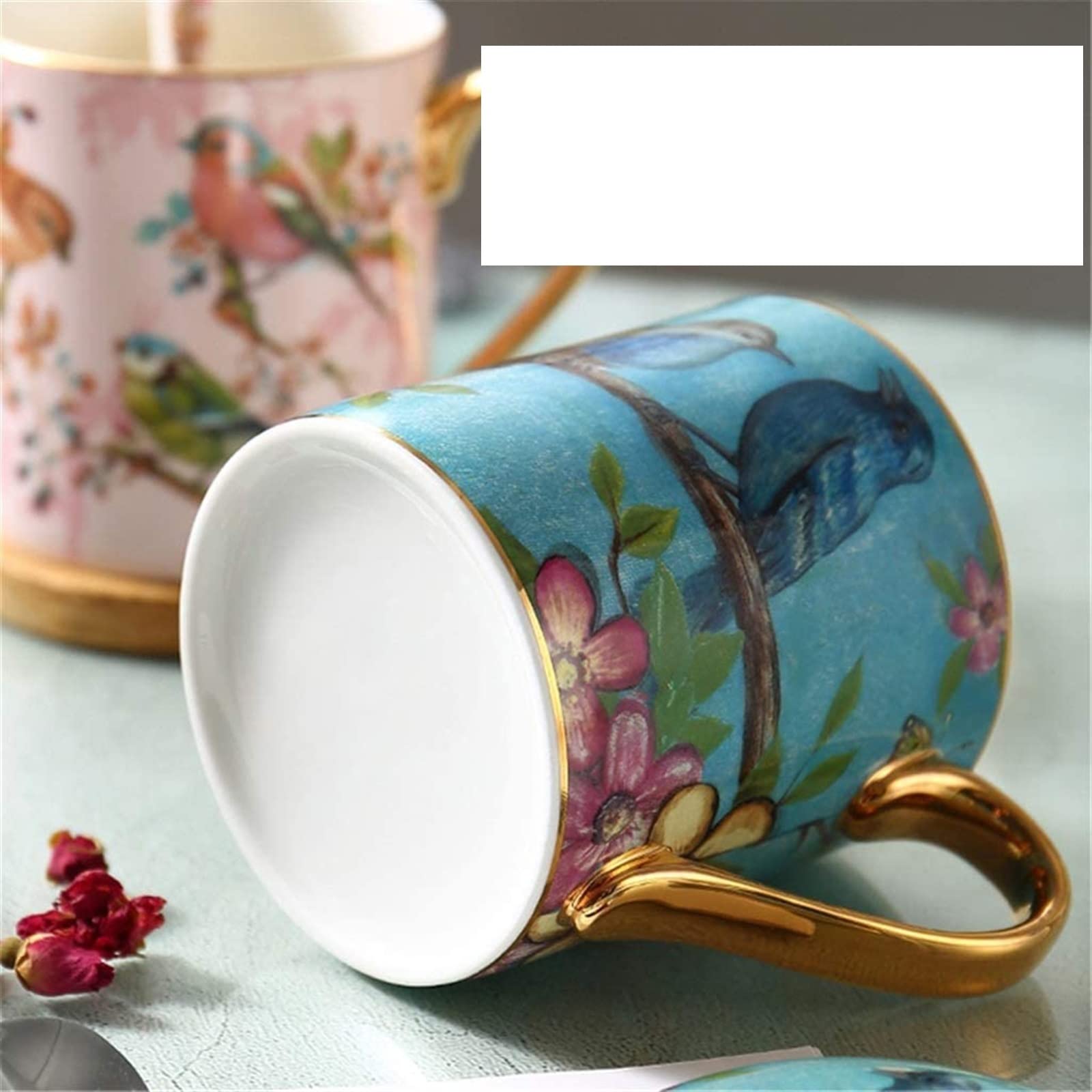 Filiżanki do kawy kubek, filiżanki do herbaty i spodek, styl wiejski kubek z porcelany kostnej filiżanka kawy kreatywny kubek dla par kubek śniadaniowy strona główna mężczyźni i kobiety kubek wody z ł