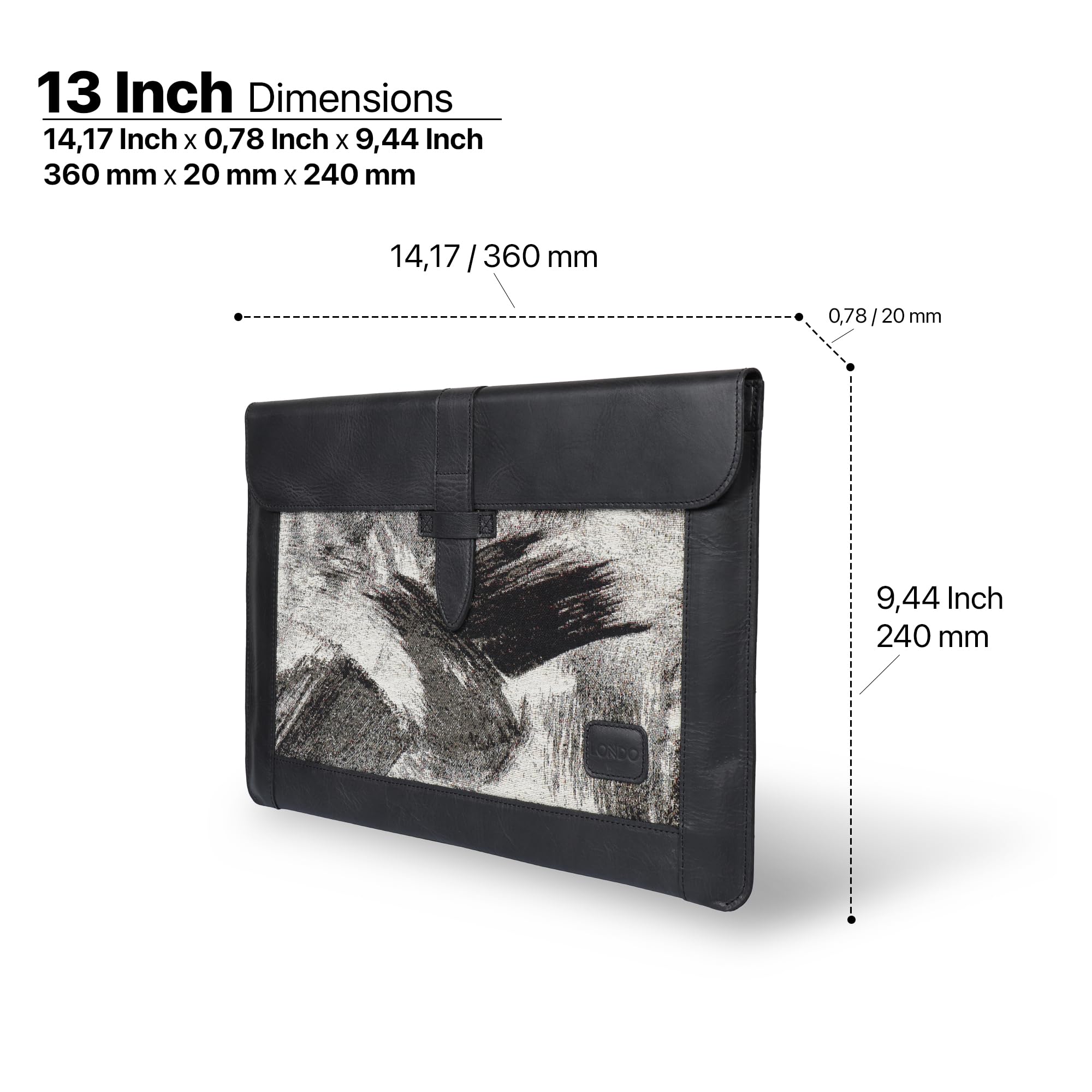 Amazon.co.jp: Londo レザースリーブ MacBook Pro 14 & Air 13-13.3