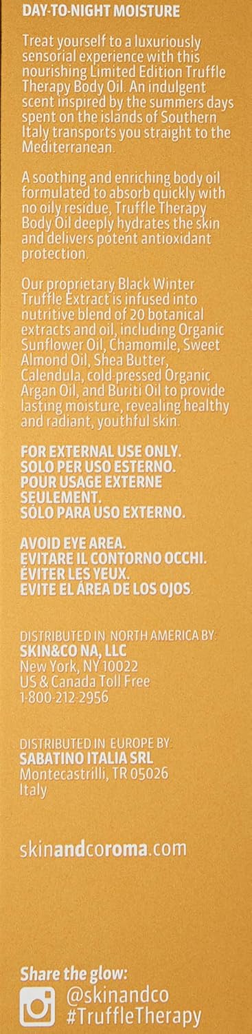 SKIN&CO Roma Truffle Therapy Body Oil, 7.7 Fl Oz - Image 8