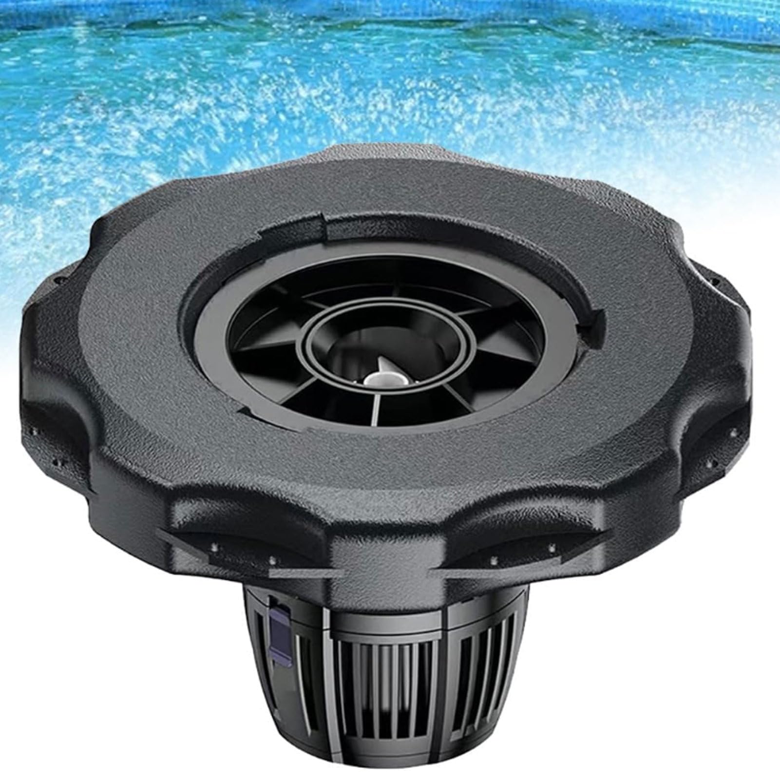 Bomba de oxígeno flotante para estanques con chorros de 360 grados