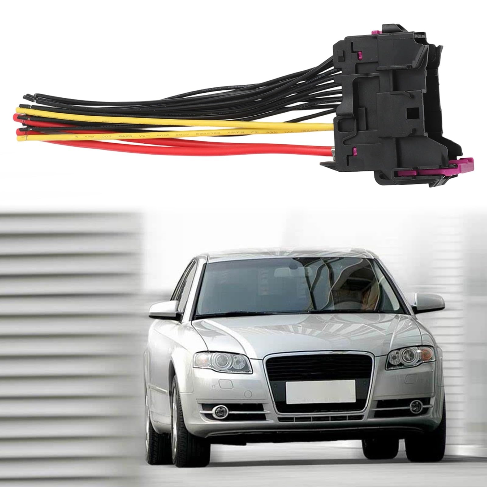 Faisceau de câblage de porte, faisceau de réparation de porte, métier à tisser pour Audi A2 A3 8P A4 B6 B7 A6 TT Kit de remplacement ABS noir