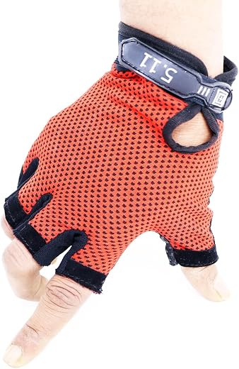 keycraze Breathable Cycling Gloves for Men and Women - Half Finger Cycling Gloves | Perfect Bike Riding Gloves | Sports Gy...