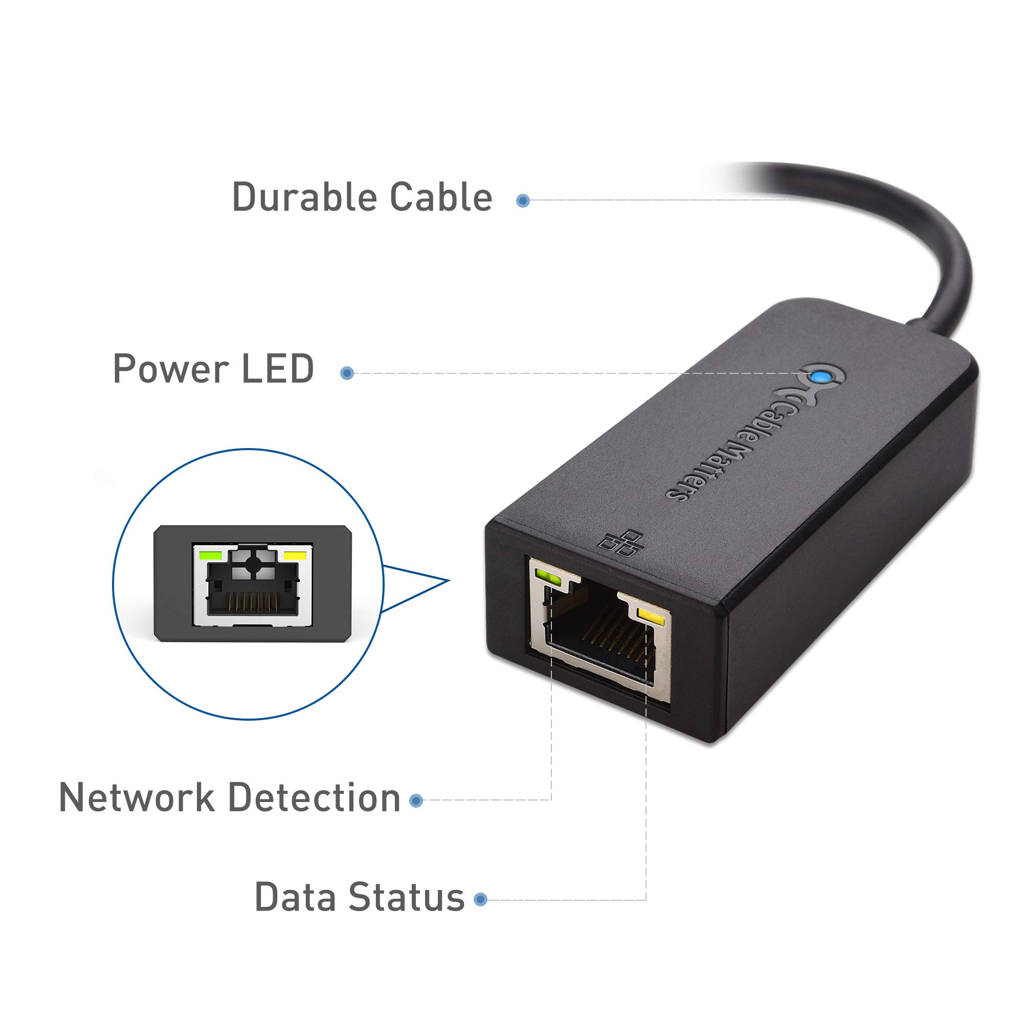 Cable Matters USB C to Adapter (USB C to Gigabit