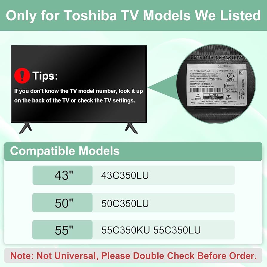 Amazon.co.jp: Maozhren (マオズレン) テレビ脚 東芝テレビ