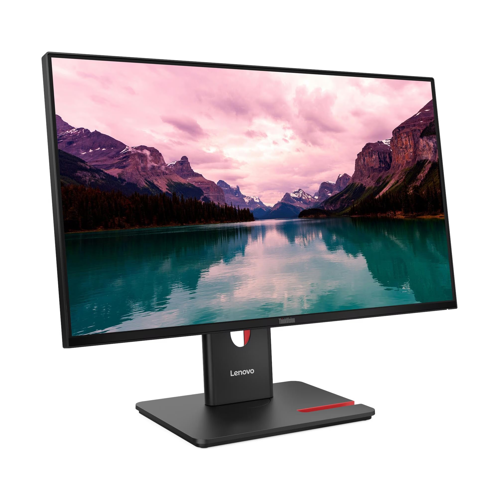 Lenovo ThinkVision T24-40 23.8" IPS Monitor Full HD 120Hz USB-C Hub regolabile in altezza Pivot HDMI DP VGA per gli occhi Low Blue Light Office Monitor professionale ergonomico