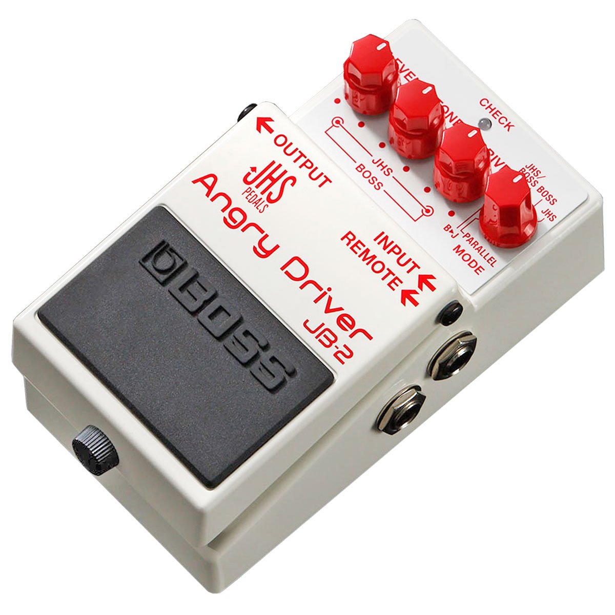 Boss JB-2 Angry Driver Overdrive Pedal + FS-7 Footswitch +