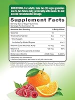 Vista 2 de Nature's Truth Gomitas para el cabello, la piel y las uñas, 2500 mcg, sabor a fruta de biotina, 80 unidades, paquete de 2