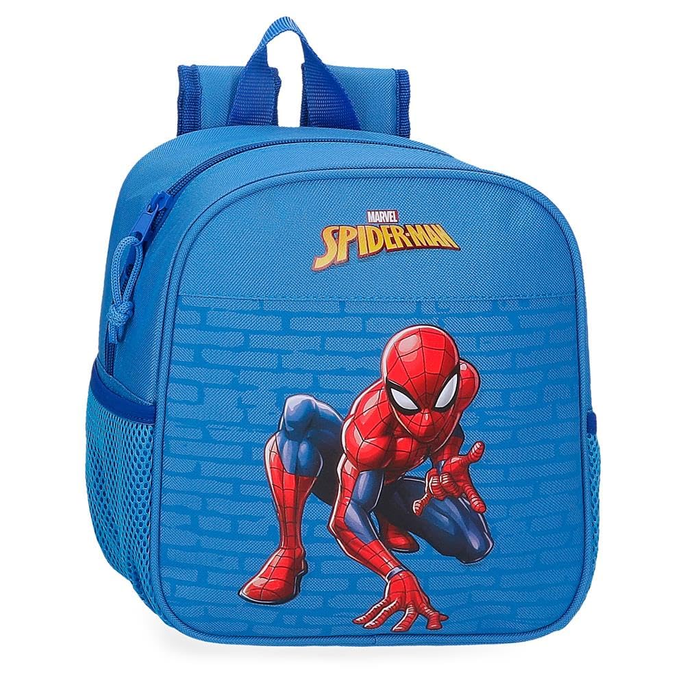 Disney Joumma Marvel Spiderman vigilante Mochila Preescolar Azul 21x25x10 cms Poliéster 5,25L