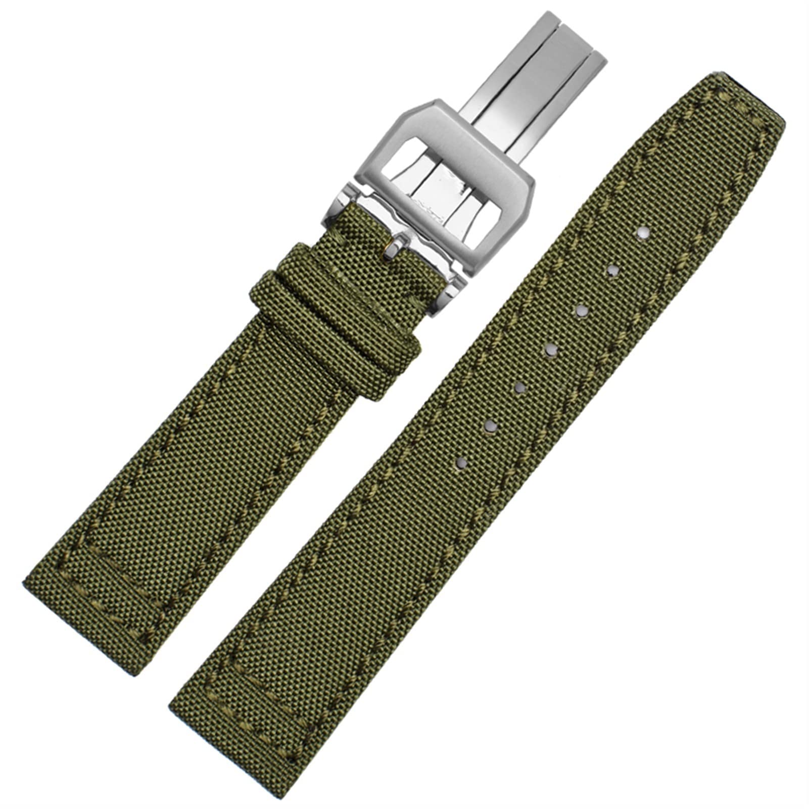 Für Pilot Timezone TopGun Strap Grün Schwarz Gürtel Armbanduhr Straps 20mm 21mm 22mm Nylon Canvas Stoff Uhrenarmband