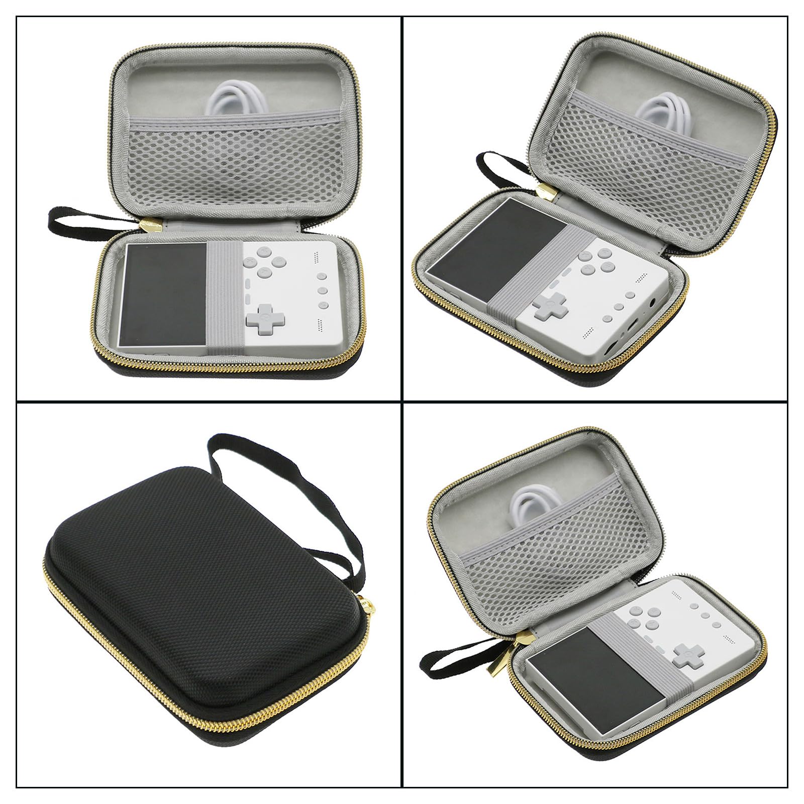 QIEIEI Carrying Case for Trimui Brick Scratchproof Storage Box Handheld Game Console Shockproof Protector Case with Pocket