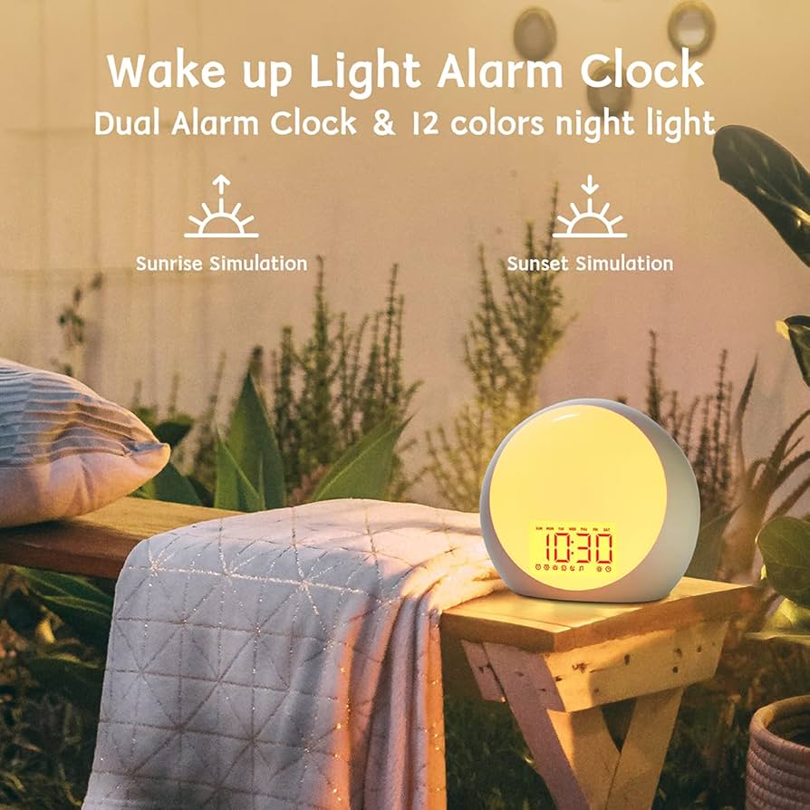 Buy iDealSleep Wake Up Light Sunrise Alarm Clock White Noise