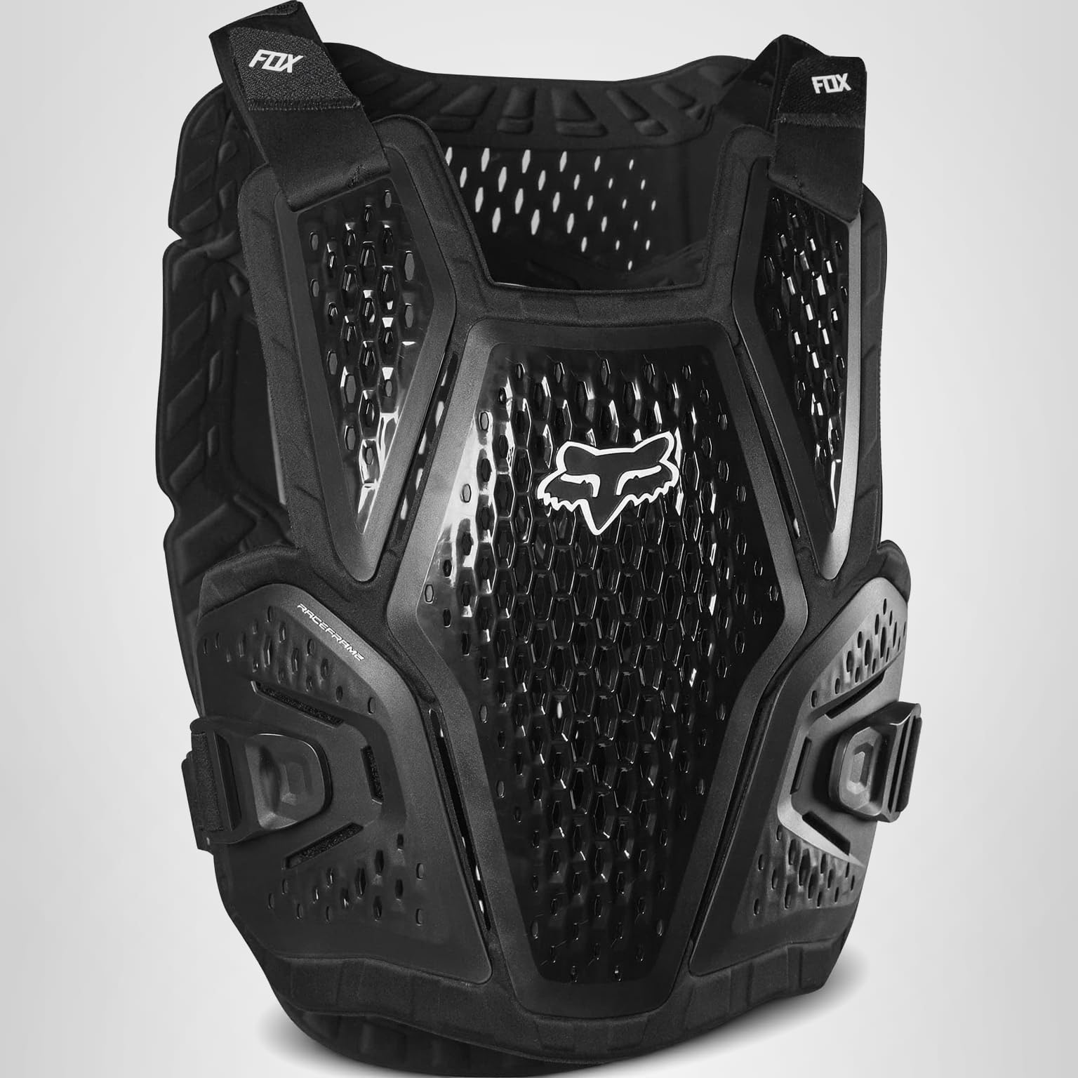 Fox プロテクター M/L ブラック Amazon.com: Fox Racing Raceframe Roost Motocross Dirt Bike Chest