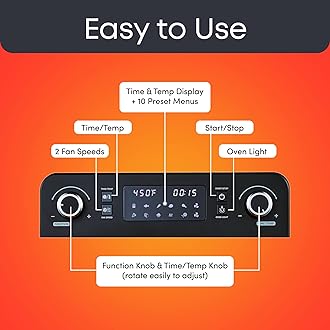 Elite Gourmet EAF9010B All Steel Exterior, 24.5Qt. French Door Air Fryer Convection Countertop Oven, 12" Pizza Extra Large Capacity, Temperature + Timer Controls, Bake, Toast, Broil, Air Fry, Black