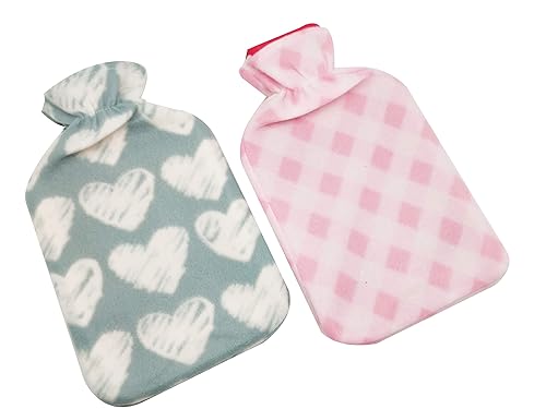 Miniatura 2 de Uniware - Bolsa de agua caliente de 2 litros (2.1 cuartos de galón), bolsa de hielo, almohadilla térmica de terapia, bolsa de goma para agua