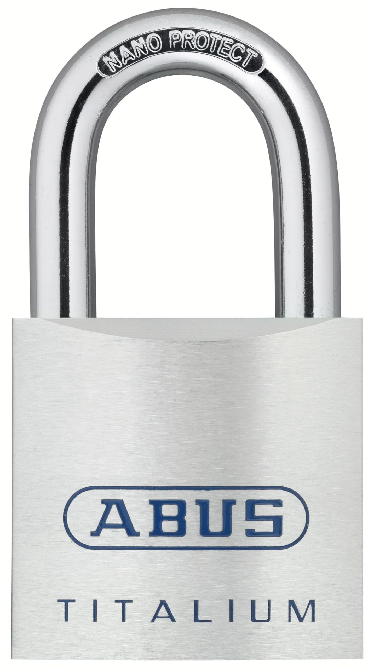 ABUS Titalium kłódka 80TI/50 - zamek do piwnicy z lekkim, masywnym korpusem zamka ze specjalnego aluminium - poziom bezpieczeństwa ABS 8 - srebrna