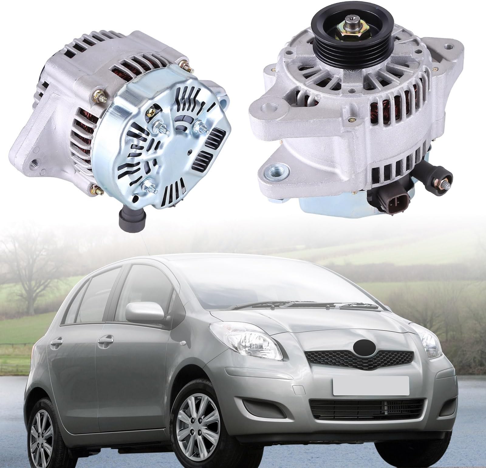 Amazon.com: Alternator fit for Toyota Yaris 2006 2007 2008 2009 2010 ...