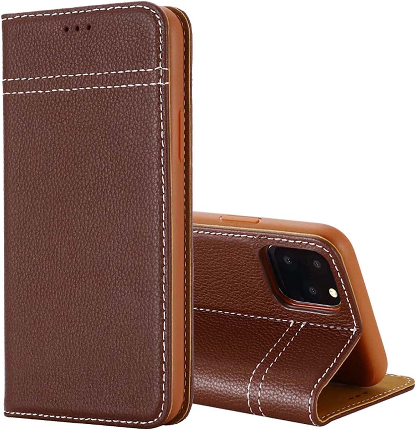 Étui en cuir iPhone 14 marron pour préserver vos souvenirs - 8