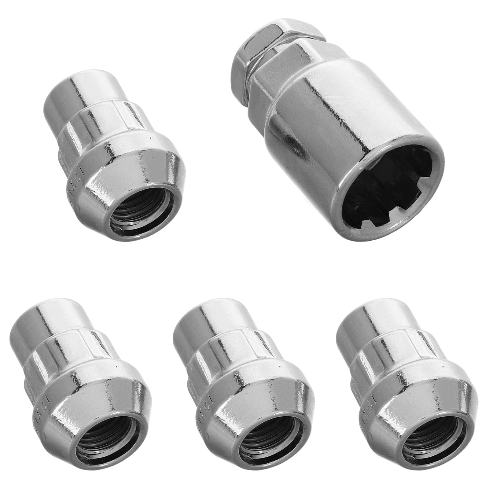 Tuercas antirrobo x 1,5 de material resistente con diseño de bloqueo seguro 8