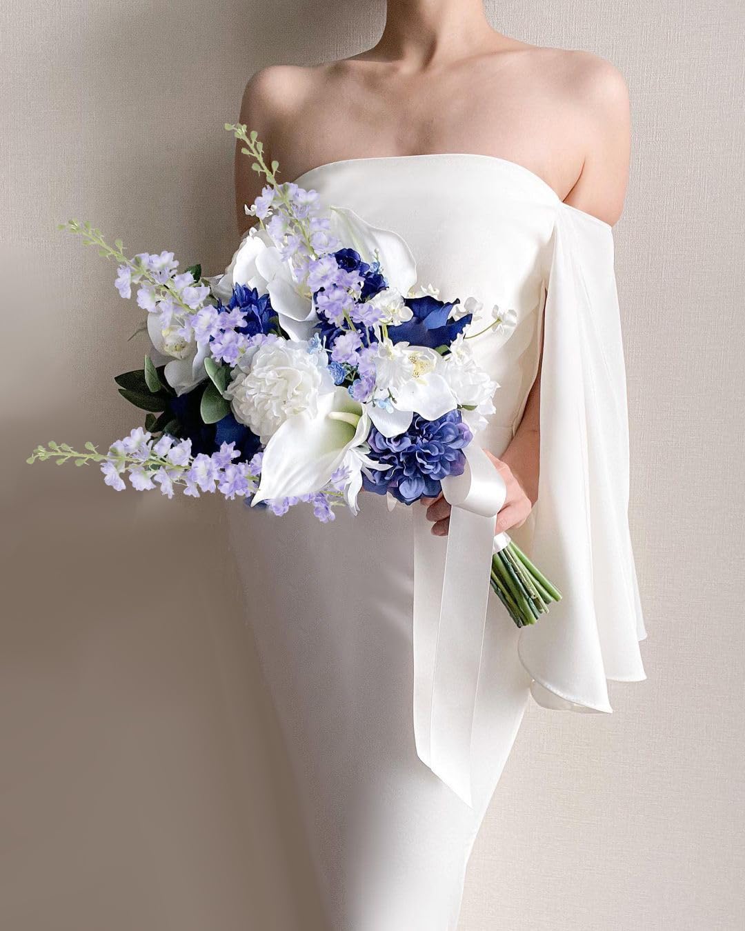 Purple Delphinium Artificial Flowers 33.86" Lilac Flowers Fake Larkspur Artificial Flowers Long Stem Snapdragon Flowers for Wedding Centerpieces Home Party Decor (Light Purple) - Image 7