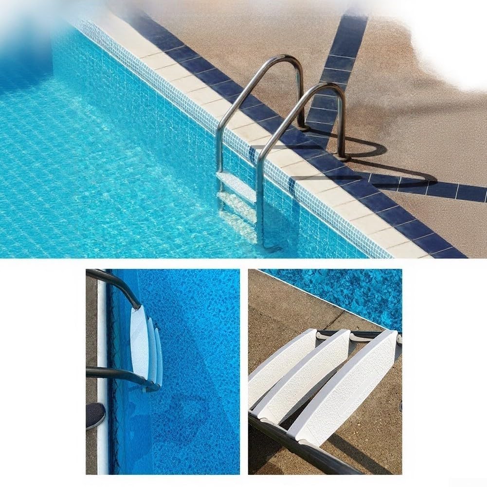 2 Gradini Piscina Sostituzione ABS Antiscivolo Tubo 4.2cm