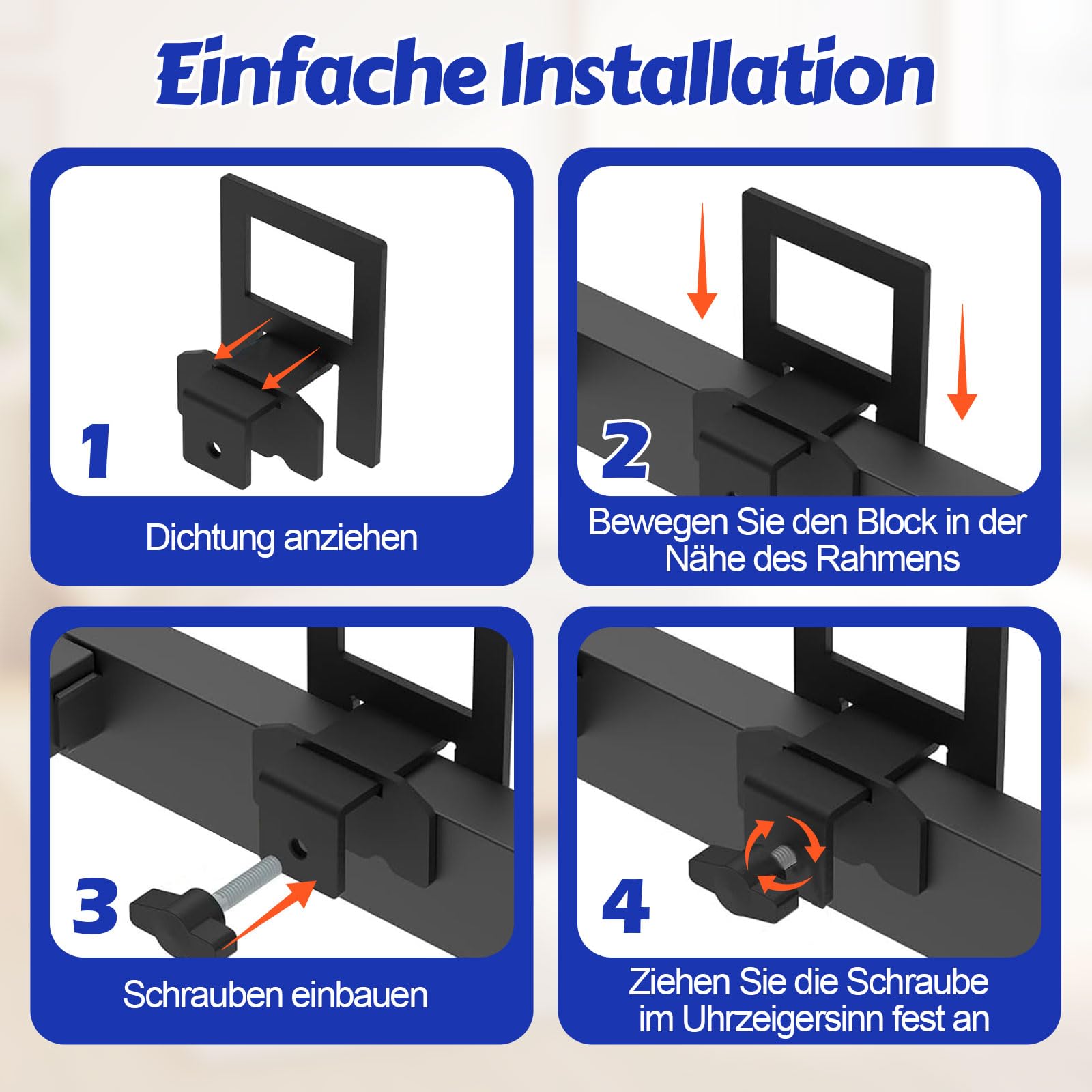 6 Stück Matratzenstopper für Bettrahmen rutschfeste Matratzendichtungen, Matratzenrutschstopper für Queen-Bettgestell, Matratzenhalterung, Schnelle Montage & Geräuschschutz