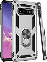 Vista 48 de LUMARKE Funda para Galaxy S10+ Plus, pasa 16 pies, probada en caídas con anillo magnético y soporte, compatible con soporte de montaje de automóvil