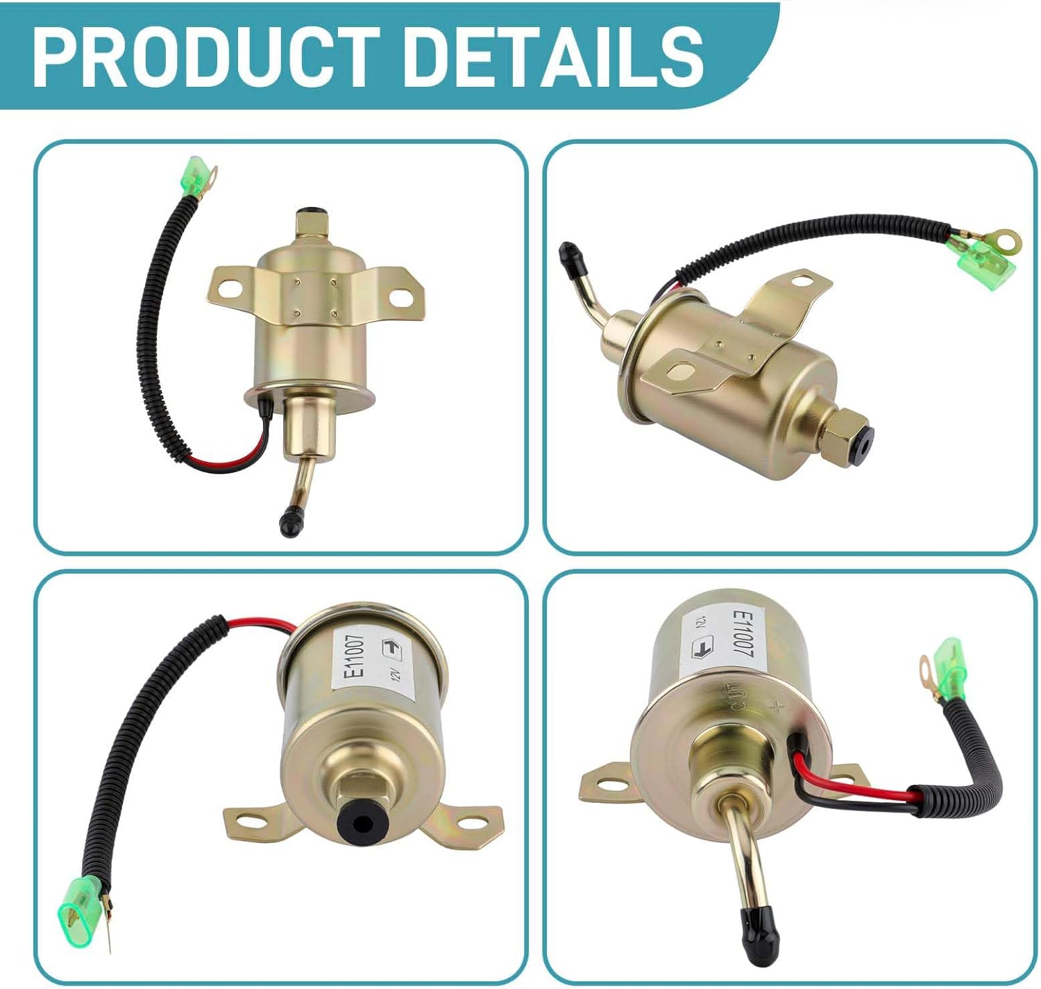 149-2311 Fuel Pump Tune-Up Kit with 149-2457 Filter & 1403280 Air Filter - Compatible with Onan Cummins 4000 4KW Microlite/MicroQuiet Generators