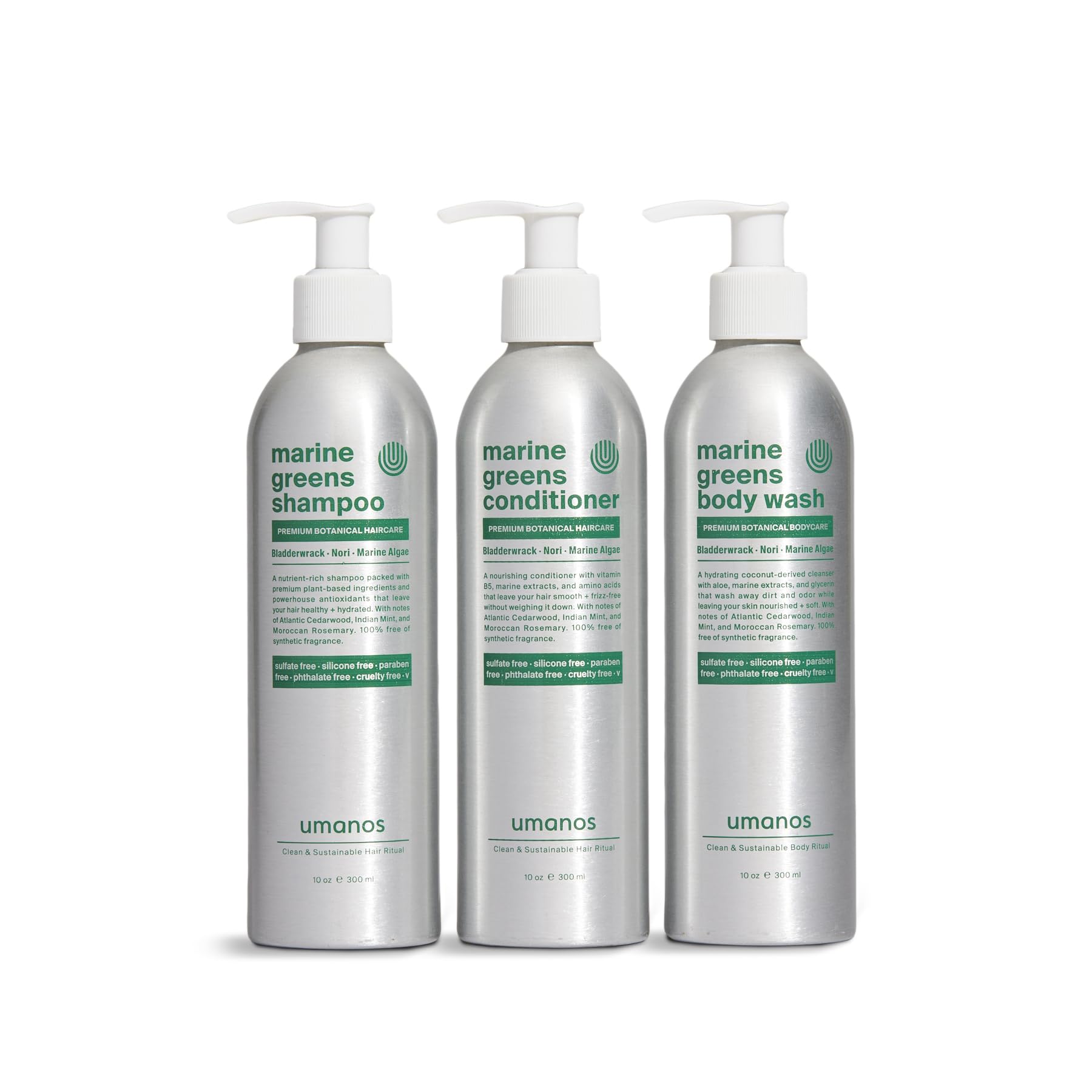 umanos Superfood Body Wash Shampoo Conditioner Set Plant Based Nourishing Body Cleanser Salon Quality Performance Good for All