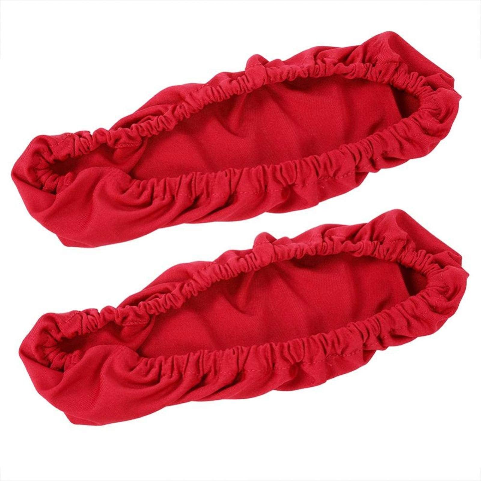 Tyenaza Chair Armrest Cover One Pair Elastic Stretchable Office Chair Armrest Covers Removable Computer Chair Arm(Red)