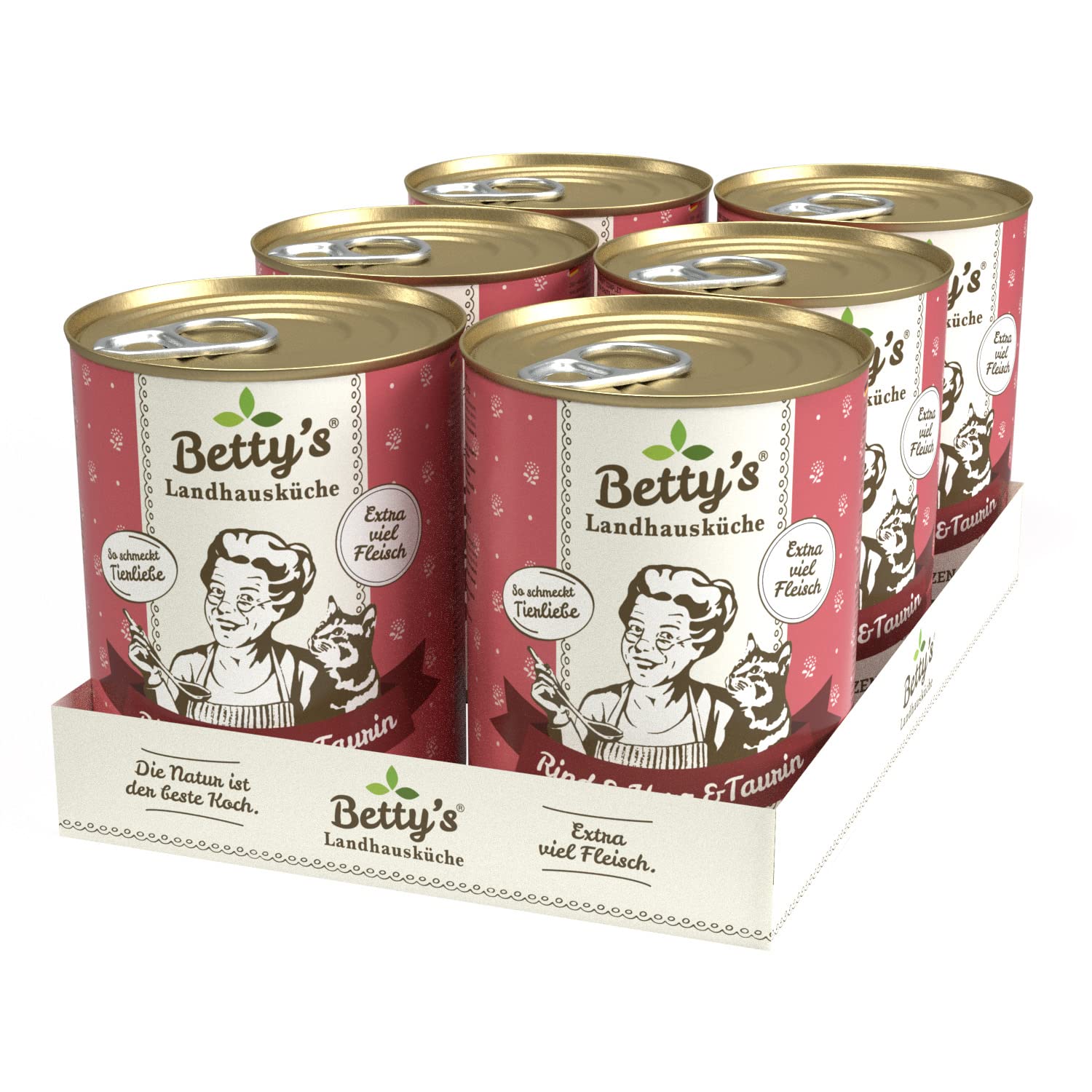 Betty's Landhuiskeuken verse zakken zakken natvoer kat, eend met borageolie 12 x 100 g, graanvrij, beste kwaliteit, hoogwaardig vlees, voorzichtig gegaard, hoge biologische beschikbaarheid