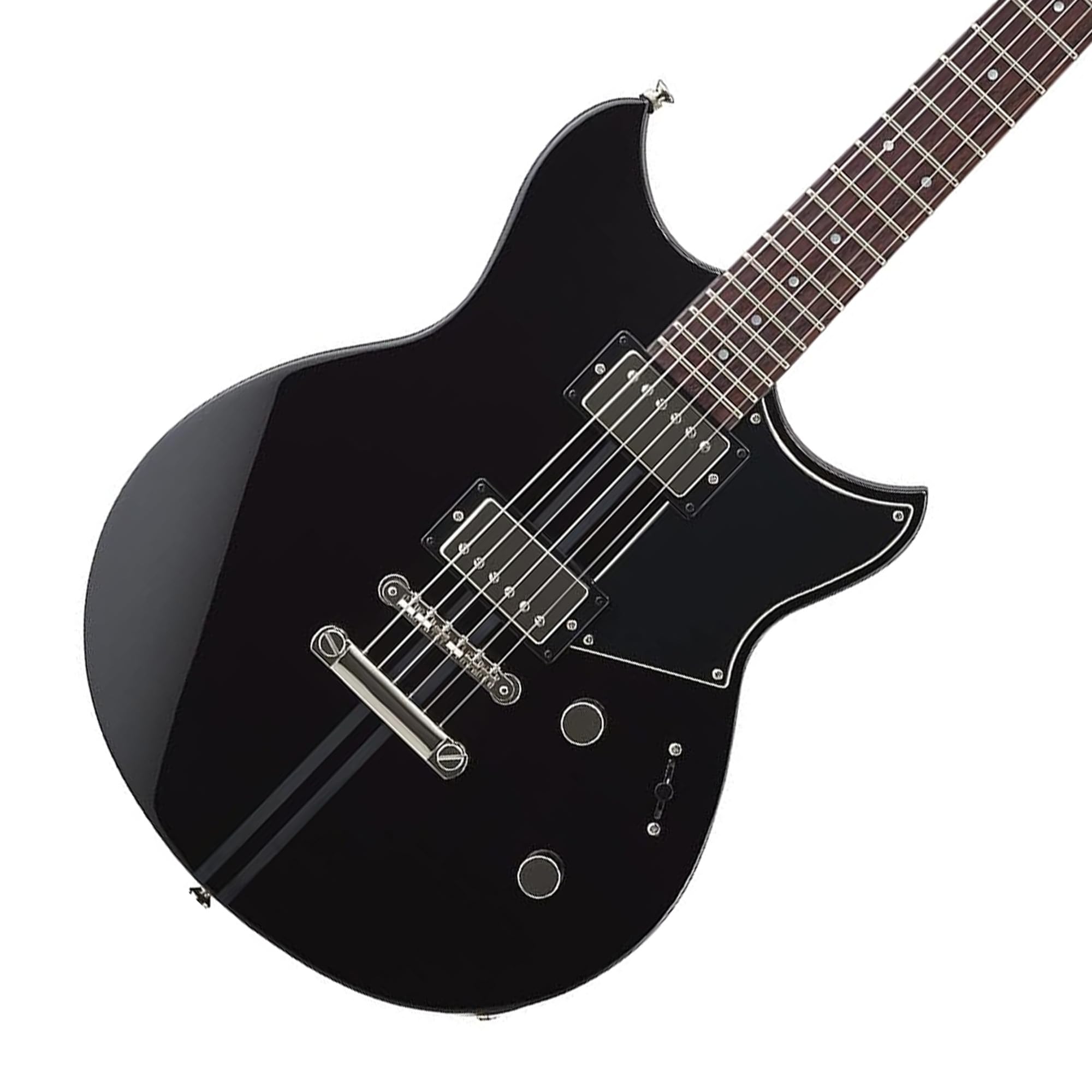 Yamaha 6 String Solid-Body Electric Guitar, Right, Black (RSE20 BL)