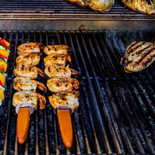 Miniatura 9 de Kit de inicio (rejilla de carbón y chips de carbón de 2 libras) convierte la parrilla de gas en carbón en cuestión de minutos - Carbón de madera