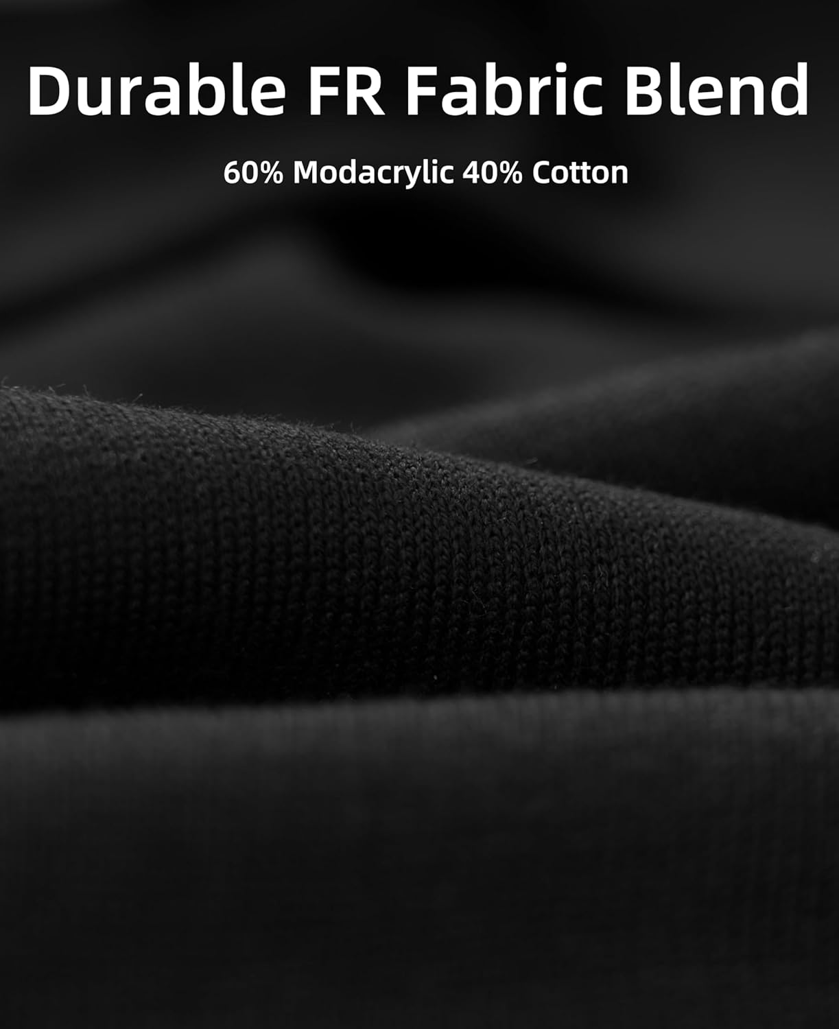 BOCOMAL FR Face Mask Beanie,Balaclava,Neck Gaiter Heavyweight Modacrylic Cotton Permanent Flame Resistant Winter Covering - Image 5