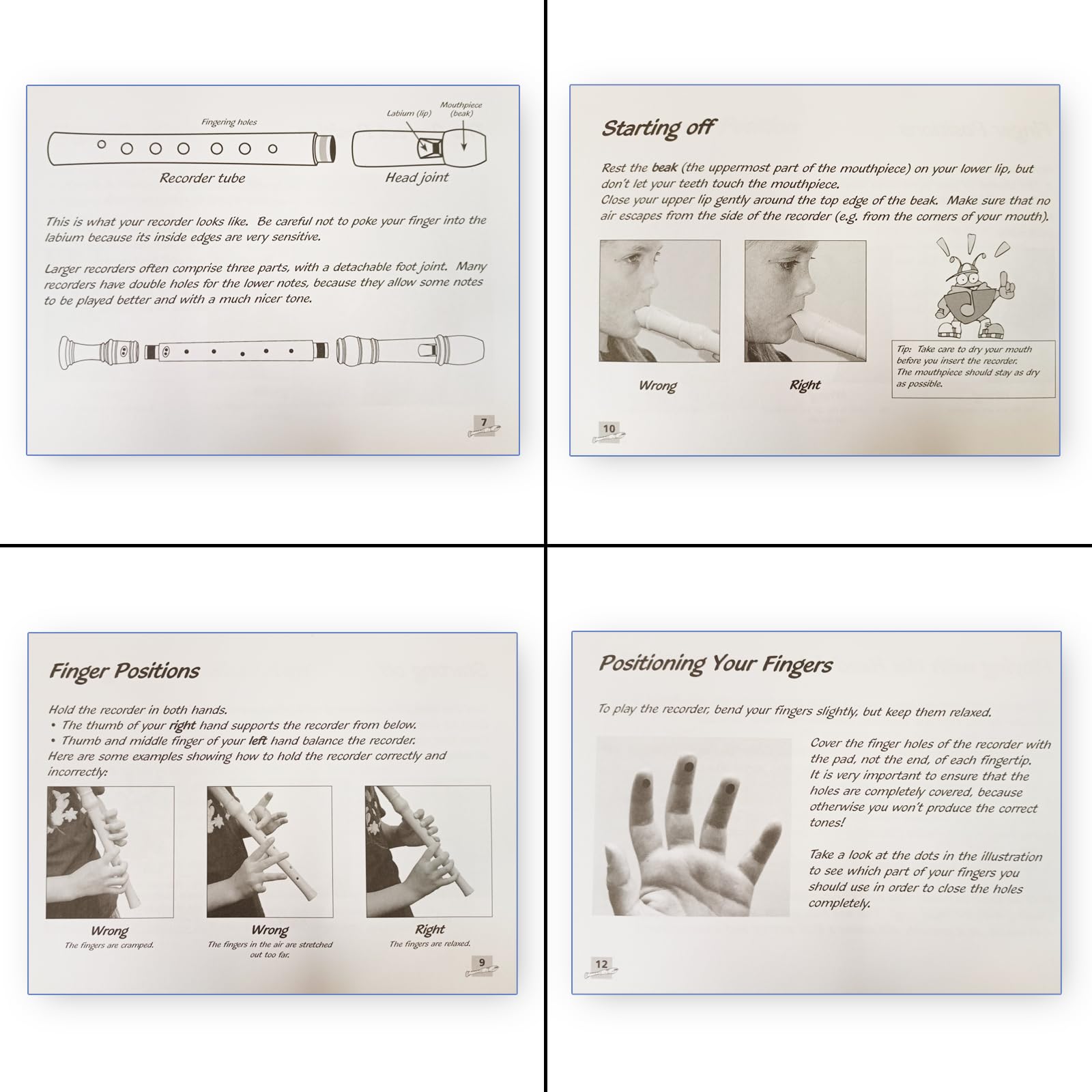 Soundman Blockflöten Set - Wischerstab + Korkfett + Lehrbuch Für Sopranblockflöte