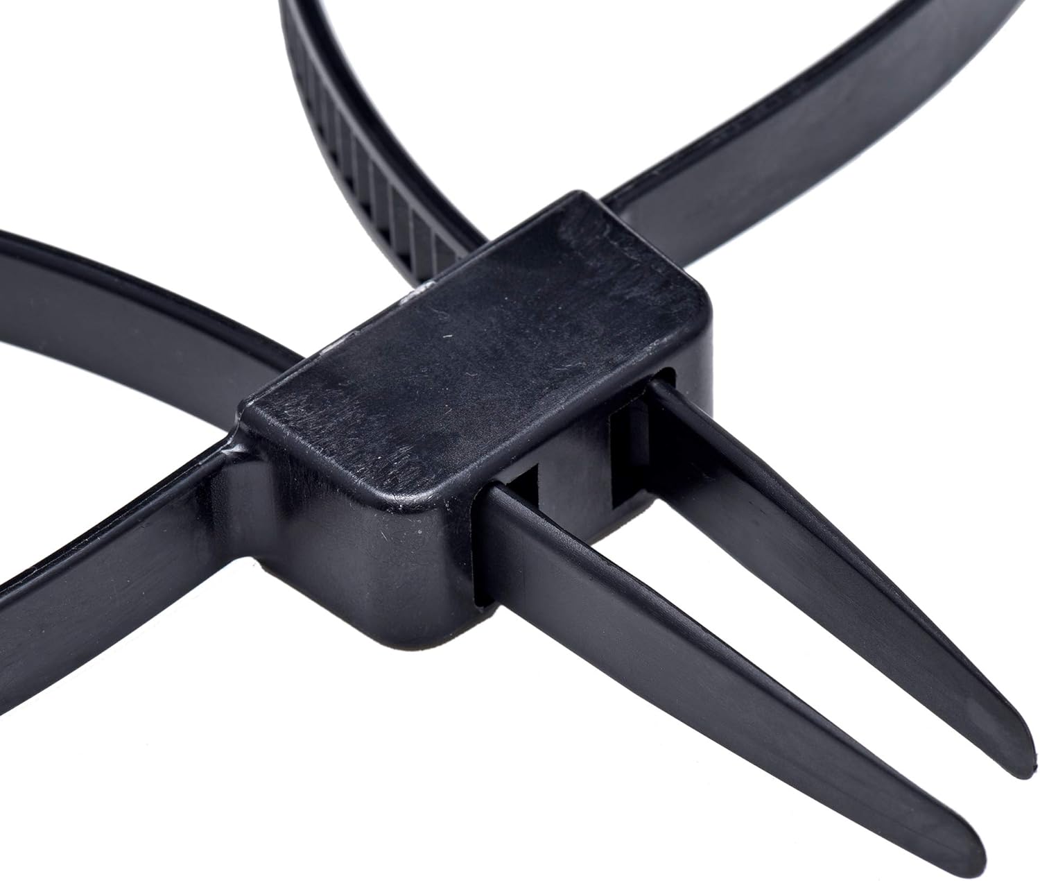 10 PCS Heavy Duty Strong 250-lb Police Zip Tie Handcuff Nylon Double Locking Cuffs Disposable Black Plastic Cable Tie, 27.5" Long
