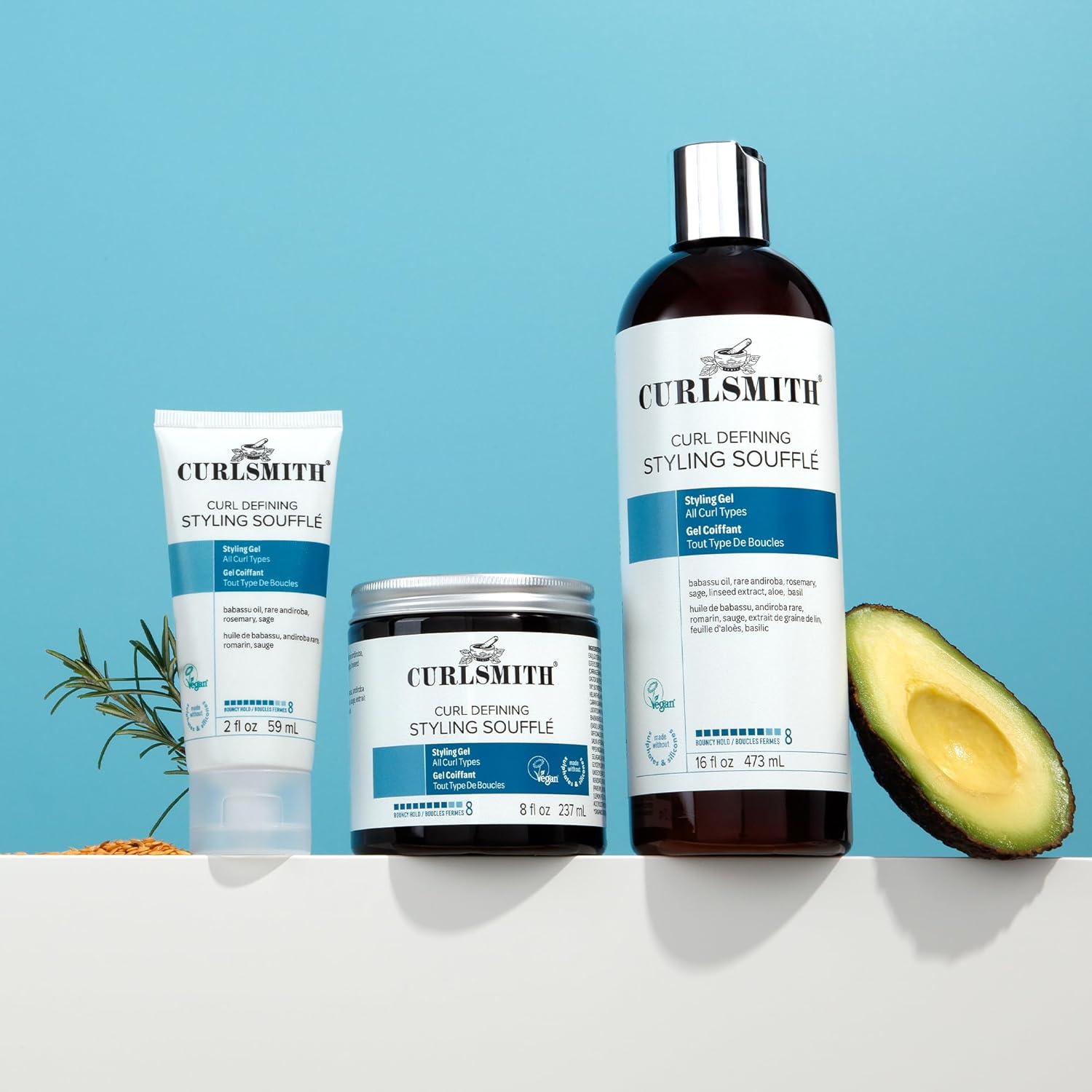 CURLSMITH - Curl Defining Styling Soufflé - Vegan Medium Hold Styling Gel - Image 9