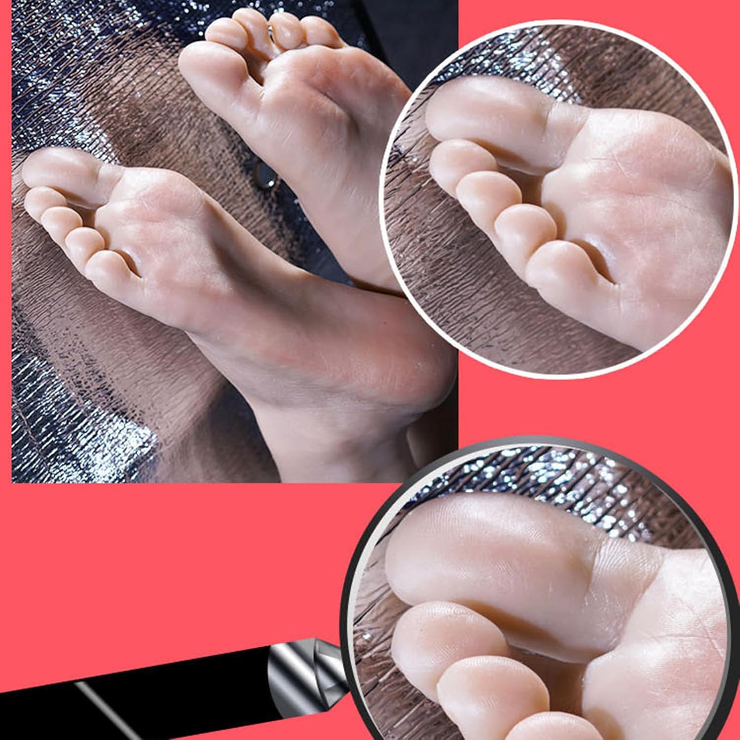 Anatomical Foot Replicas Size 44 Shoe Display Foot Model Suitable for Education Artistic Anatomy Study Shoe Photography